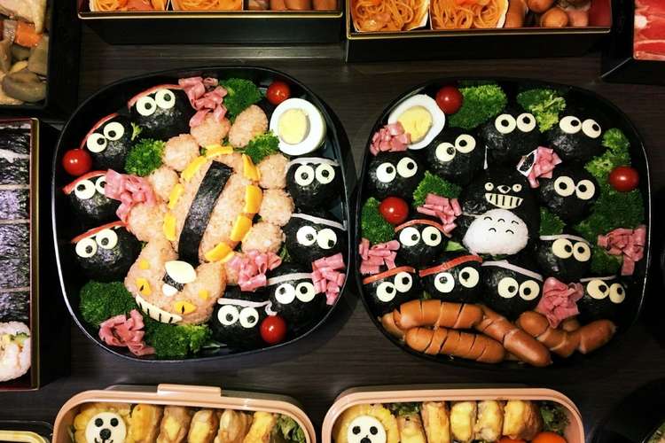 遠足 運動会 大家族 キャラ弁 お弁当 レシピ 作り方 By Erica66 クックパッド 簡単おいしいみんなのレシピが350万品