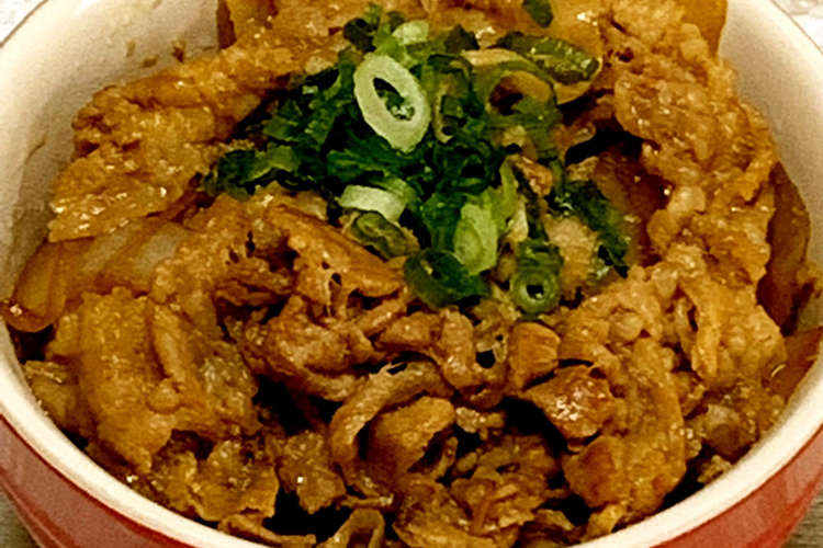 ちゃちゃっと簡単美味しい豚丼 水有り レシピ 作り方 By チョコたま クックパッド 簡単おいしいみんなのレシピが354万品