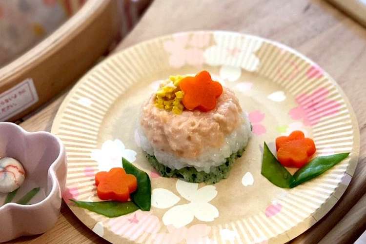 卵なし離乳食後期 雛祭り洋風3色ごはん レシピ 作り方 By Ram クック クックパッド 簡単おいしいみんなのレシピが376万品