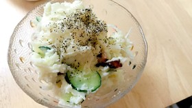 カリカリベーコンのポテトサラダ