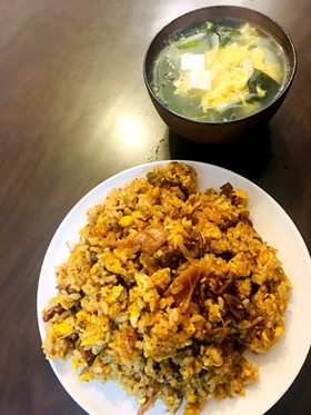 子供も大好き!豚キムチリメイク炒飯