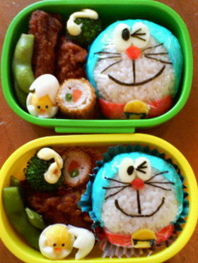 ドラえもん弁当(キャラ弁)