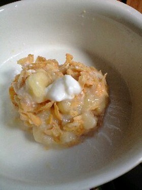 離乳食・後期■バナナとコーンフレークの‥