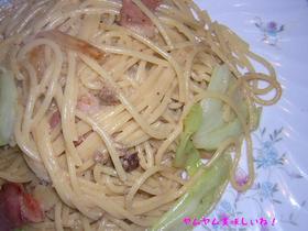 春キャベツdeパスタ