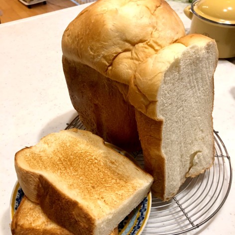 HBで簡単フワフワ食パン