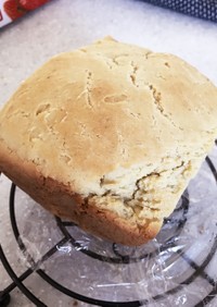 ホームベーカリーで！米粉と豆乳のパン