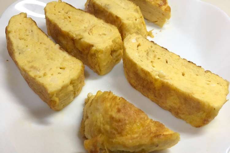 メレンゲにチーズとマヨでふわふわ卵焼き レシピ 作り方 By ダックスの春ちゃん クックパッド