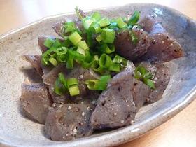 こんにゃくのさっぱりニンニク炒め