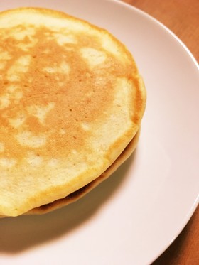 簡単なのに冷めてもふわふわ♡ パンケーキ