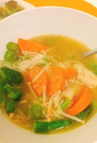 野菜スープ★コンソメなし肉なし簡単レシピ