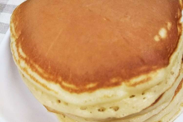 秘密の ヨーグルトでふわふわパンケーキ レシピ 作り方 By 4児男子母さんの台所 クックパッド 簡単おいしいみんなのレシピが355万品