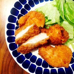 冷凍保存も可◎鶏むね肉のチキンカツ