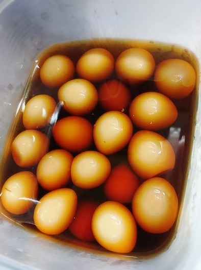 うずらの煮卵の写真