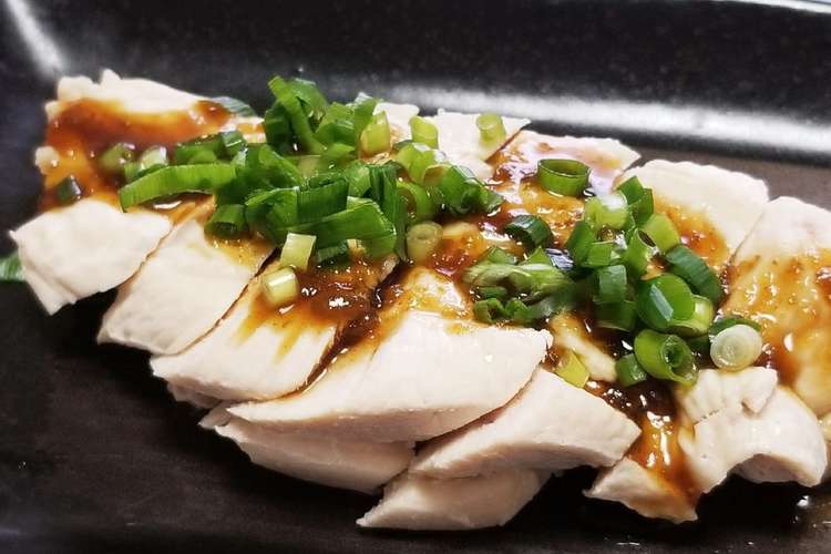 簡単一品 鶏肉のレンジ蒸し柚子胡椒たれ レシピ 作り方 By さっぽママ クックパッド 簡単おいしいみんなのレシピが352万品
