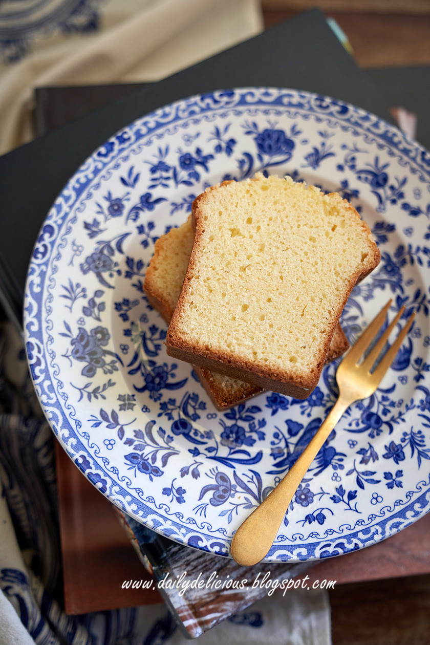 サワークリームパウンドケーキのレシピ
