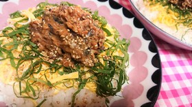 缶詰でお手軽!【サバ缶ちらし寿司】