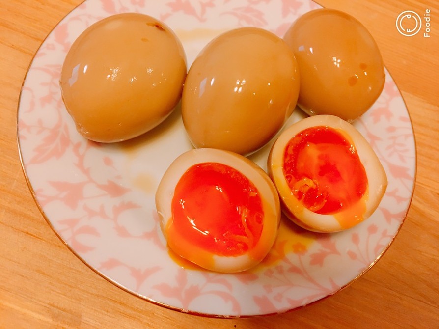 ❄︎作り置き❤️簡単バリうま半熟煮卵❄︎の画像