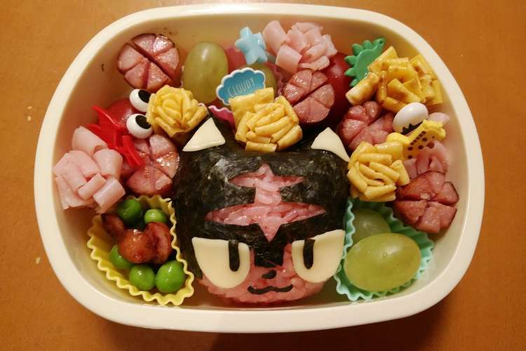 ポケモン ニャビー キャラ弁 レシピ 作り方 By ノザキサン クックパッド
