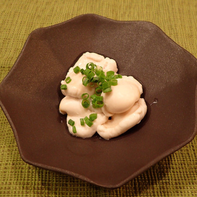フグの白子ポン酢 レシピ 作り方 By あおもりの肴 クックパッド 簡単おいしいみんなのレシピが354万品