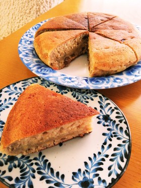 簡単バナナケーキ! くるみ&レーズン入り