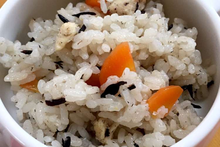 離乳食完了期 ひじきの炊き込みご飯 レシピ 作り方 By Natsu Pee クックパッド 簡単おいしいみんなのレシピが354万品