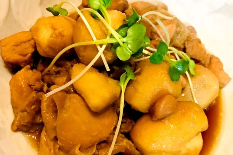 鶏肉と里芋の簡単煮物 レシピ 作り方 By 愉快な3児まま クックパッド 簡単おいしいみんなのレシピが376万品