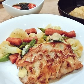 ポークソテー☆チーズとシソをサンドして