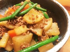 簡単!時短!大根とひき肉の煮物