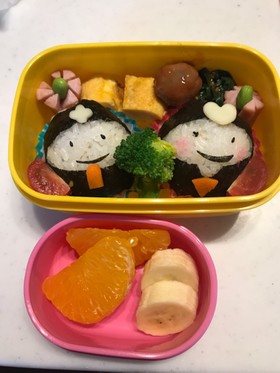 ひな祭り 保育園弁当 3歳 3月