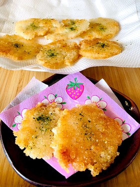のこりごはんで☆揚げせんべい