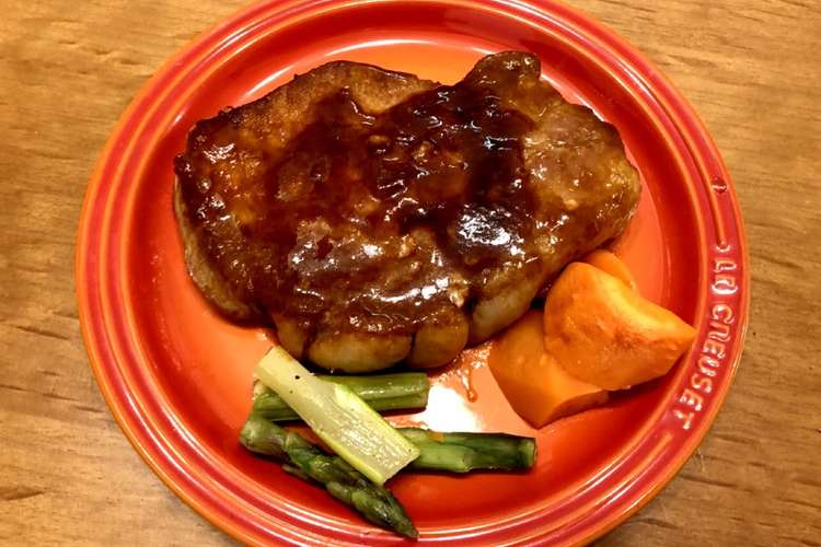 とんかつ用豚ロースで作るトンテキ レシピ 作り方 By クックwtg4um クックパッド