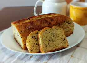 桃缶とHMで桃の紅茶パウンドケーキ