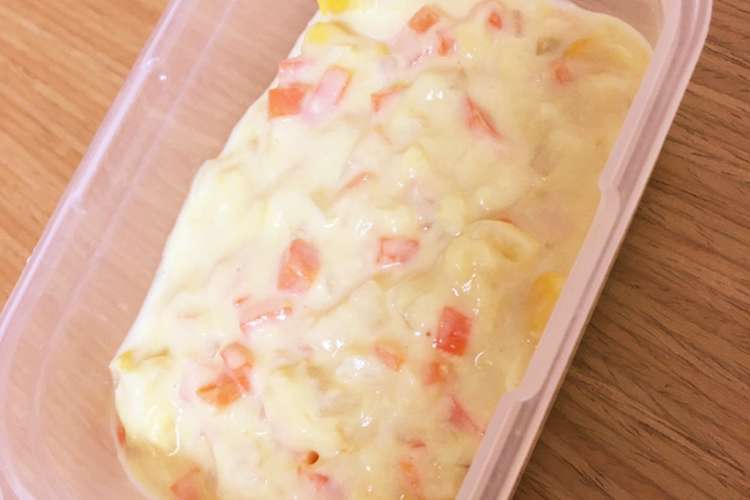 記録 離乳食完了期 コーンクリームスープ レシピ 作り方 By モココ 二児の母 クックパッド