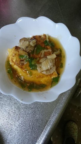 かに玉風あんかけ