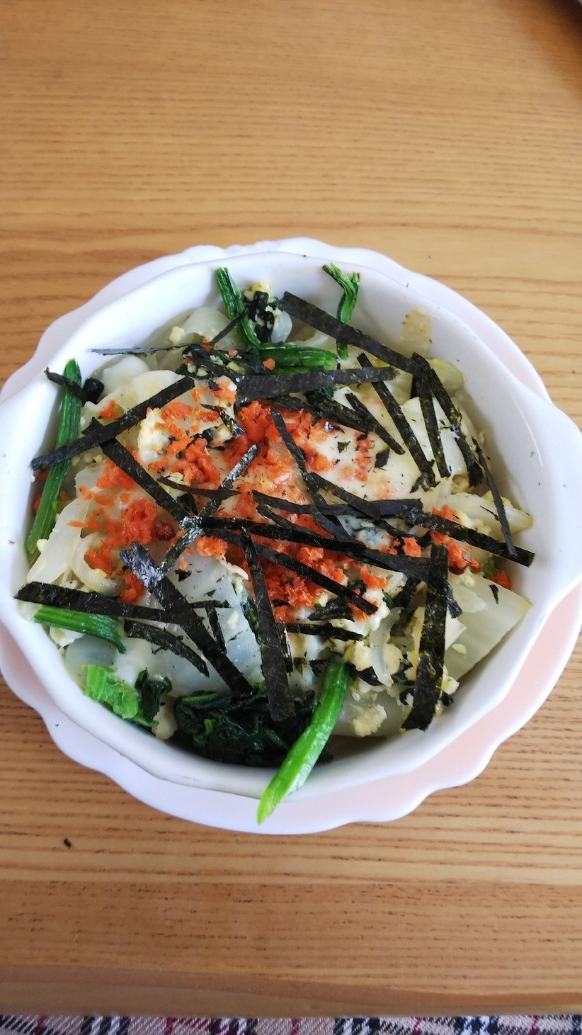 白菜と豆腐の和風グラタンの画像