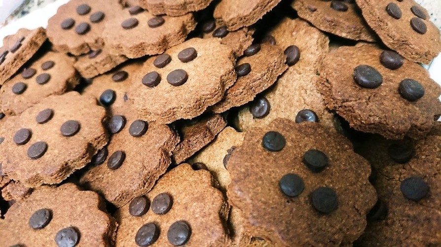 ライ麦粉のクッキーの画像