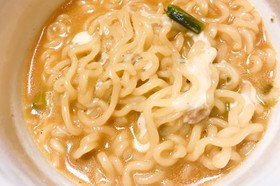 まろやかアレンジ♡ 辛ラーメン