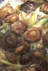 原木椎茸の甘酢煮