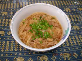 お酢入り?!にゅうめん(中華風)