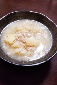 豚ひき肉と大根の白身スープ