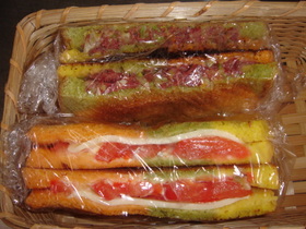 お弁当に!チーズdeホットサンド2種