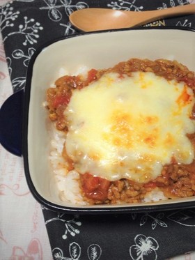 焼きカレー(キーマカレーで)