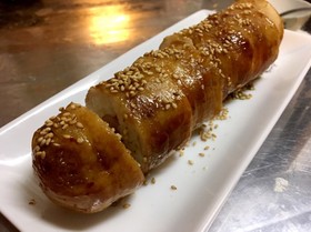 肉巻きおにぎり棒ロングソーセージ入り