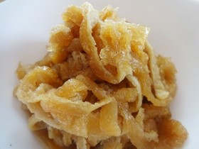 きつねうどんのおあげ