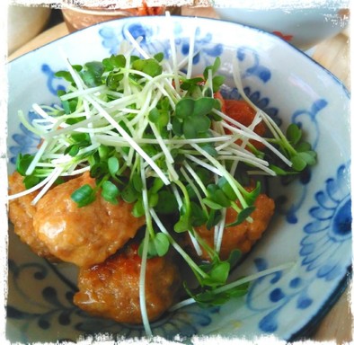 豆腐いり！簡単！｢フワフワ鶏団子｣の写真