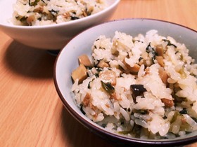 小松菜とエリンギの☆混ぜご飯