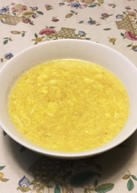 ジタンさんの卵だけのスープ(夜食)