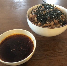 美味しい冷たい肉そばの真似(簡易レシピ)