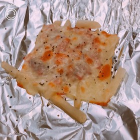 簡単おつまみ!ポテトベーコンチーズ