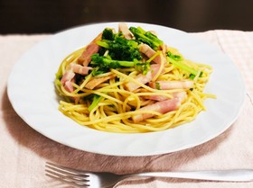 ★菜花とベーコンの和風パスタ★